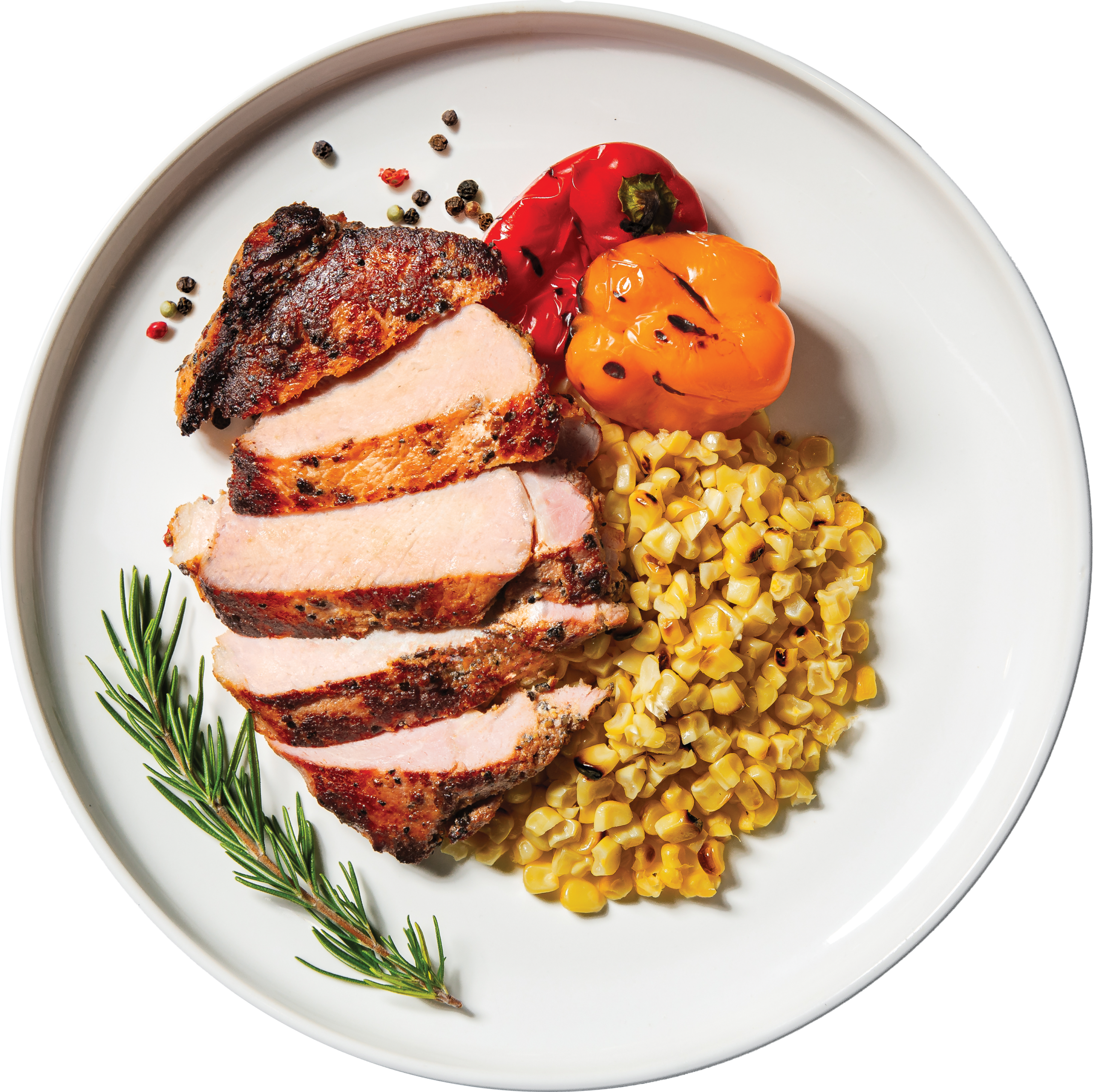 Bourbon Black Pepper Pork Chops